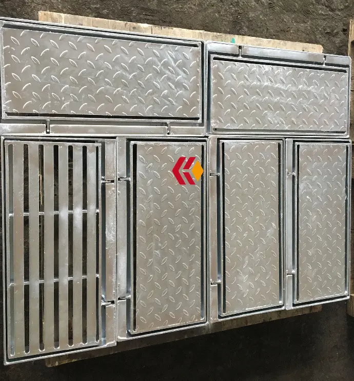 G.S Hinged Flat Drain Grating G.S Hinged Flat Drain Grating